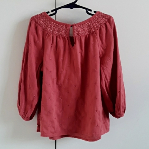 Red long sleeve shirt from old navy size:M(8) - Picture 2 of 2